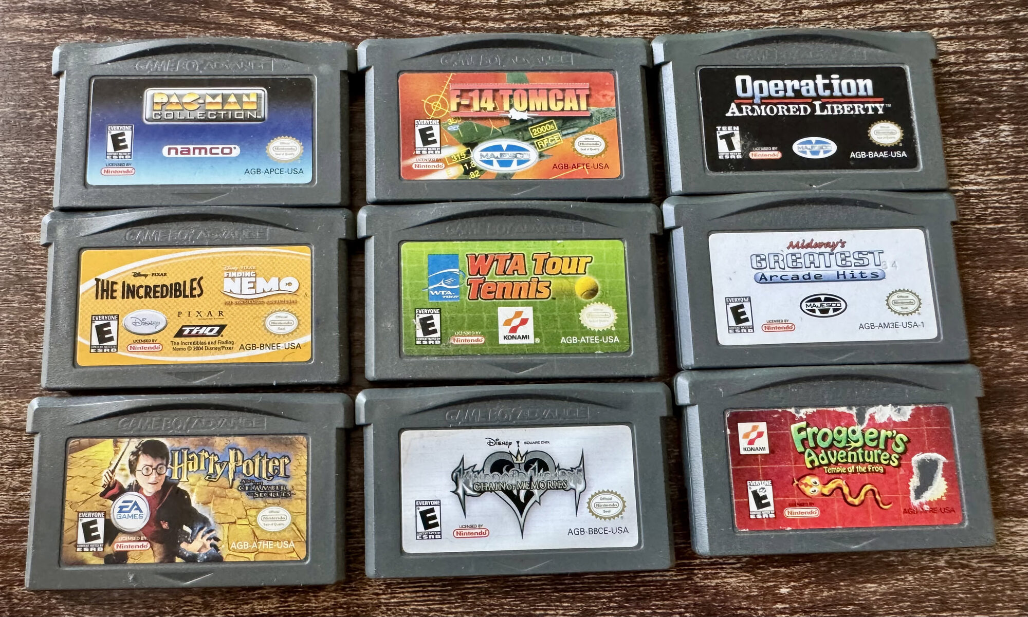 Part of my Game Boy Advance cartridge collection