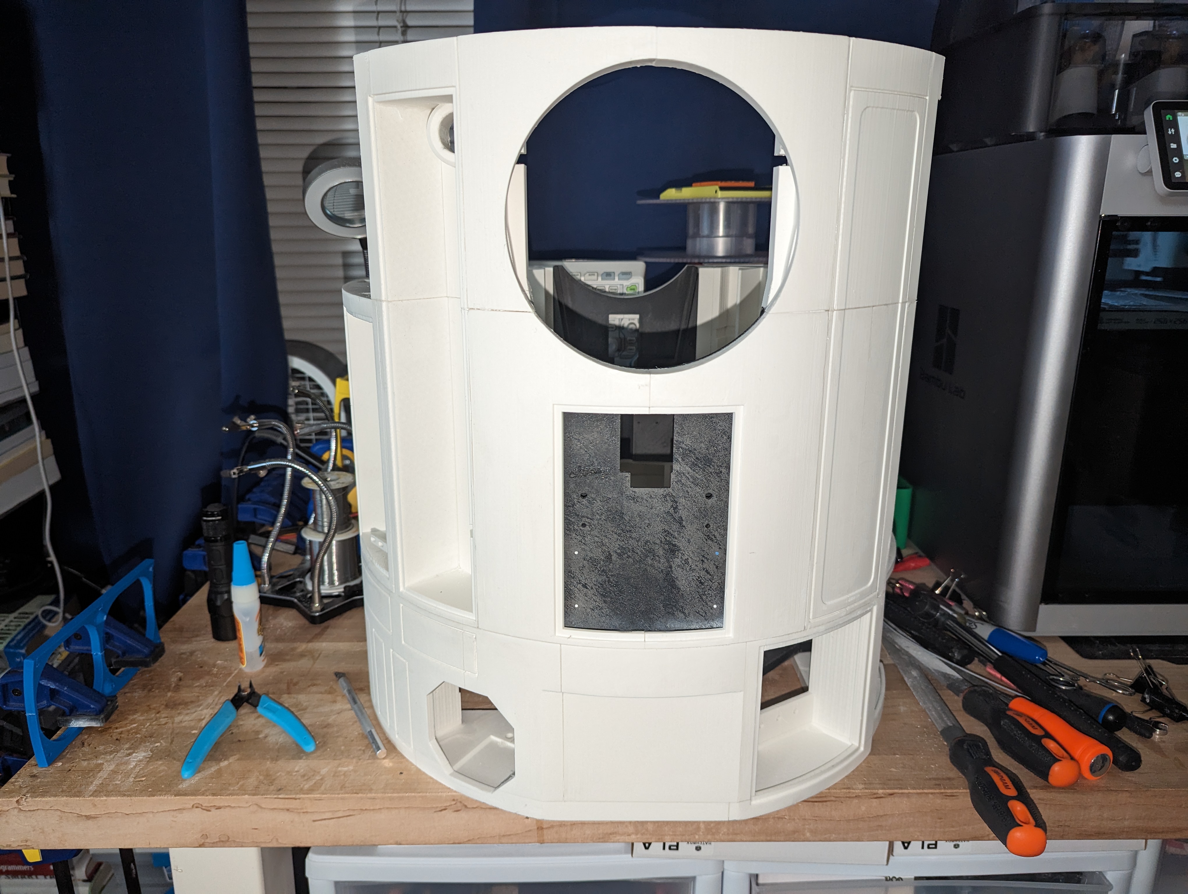 R2-D2 build, view 1