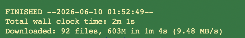 92 packages and patches downloaded to $LFS/sources.