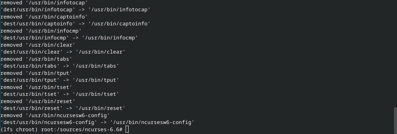 The --remove-destination copy safely replacing the live libraries without crashing the running shell.