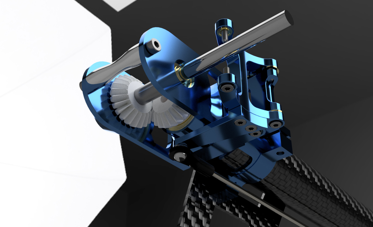 RC helicopter CAD, view 17