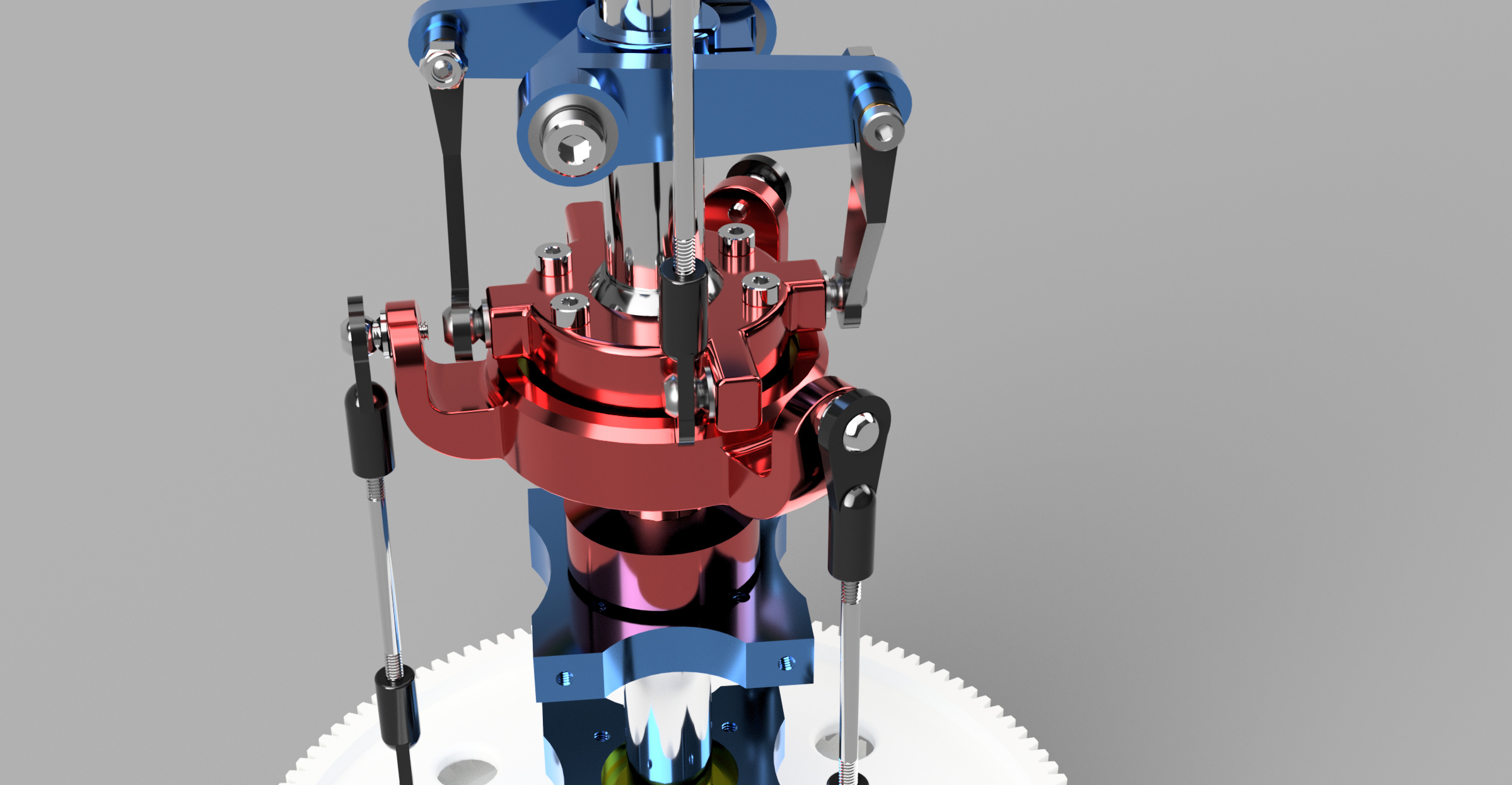 RC helicopter CAD, view 2
