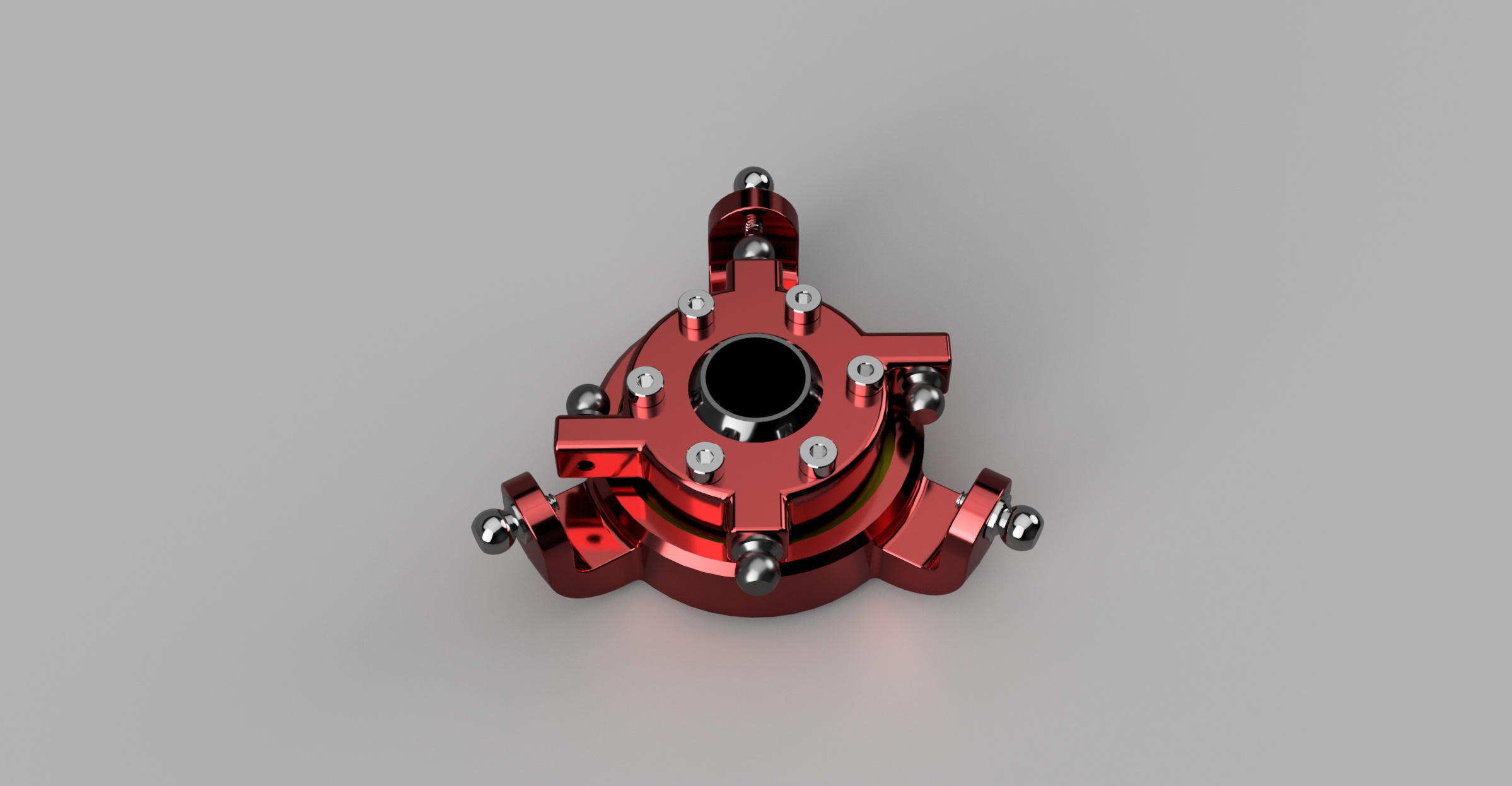 RC helicopter CAD, view 3